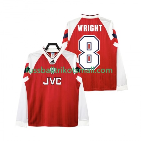 Fußballtrikots Arsenal WRIGHT 8 192 Retro 1994 Langarm Heimtrikotsatz kaufen